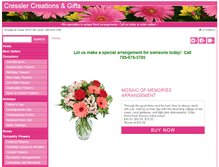 Tablet Screenshot of cresslercreations.com